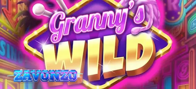 Tampilan visual karakter Nenek dalam permainan slot Granny’s Wild yang penuh warna.